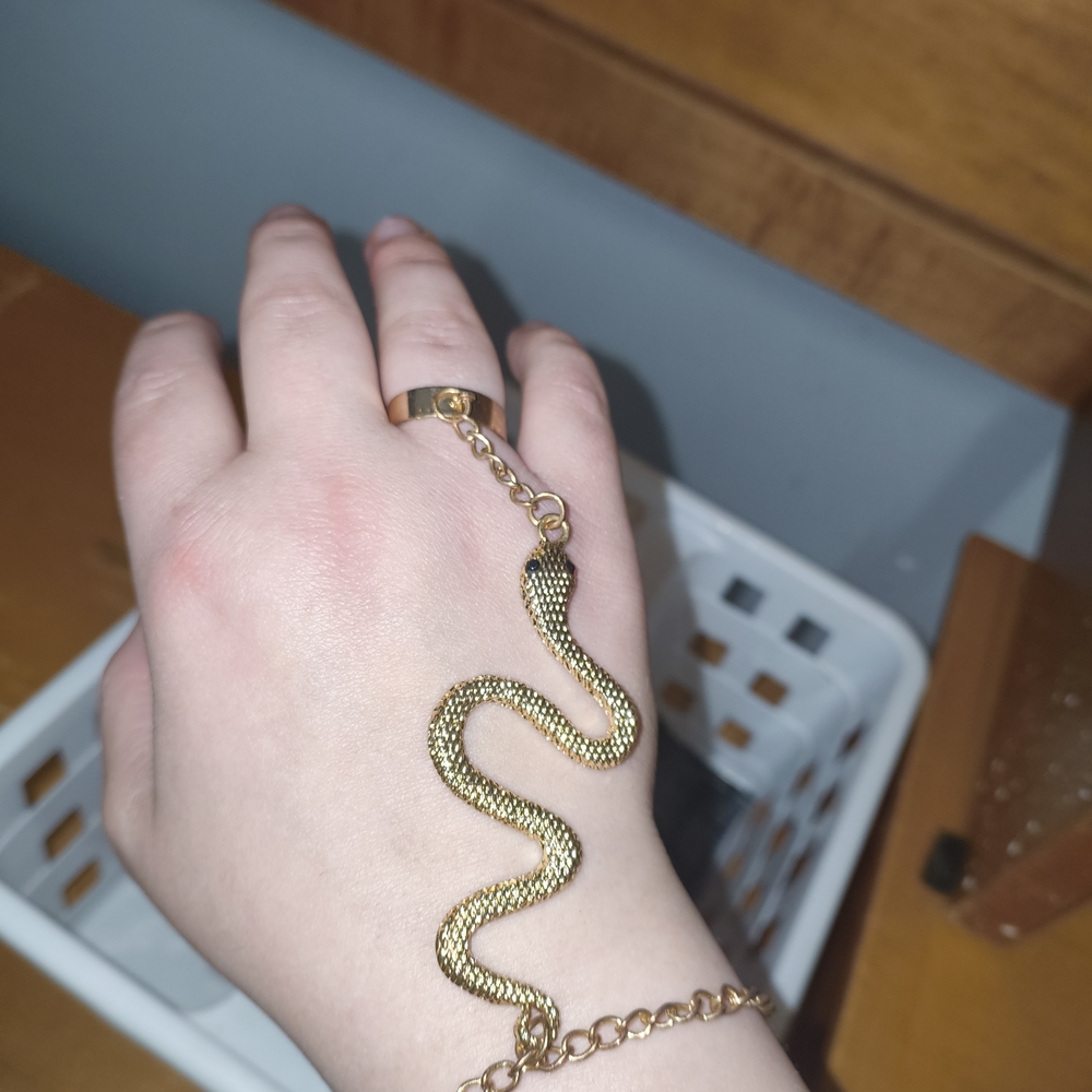 Gold Snake Chain Bracelet